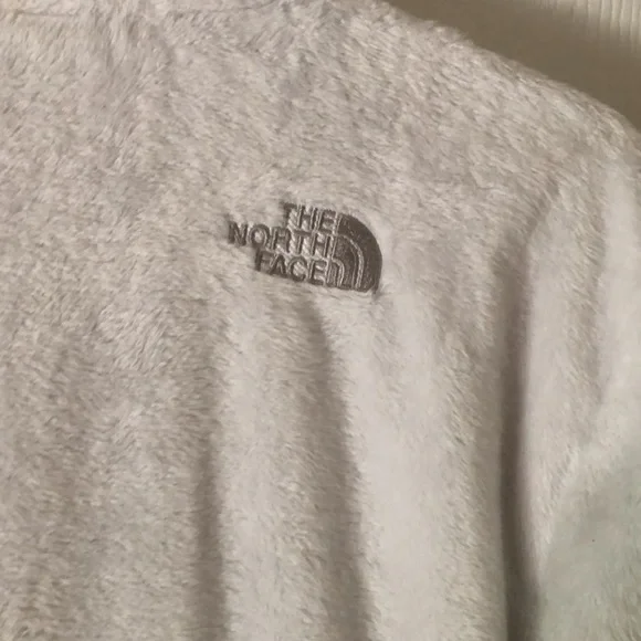 The north face Sherpa white zip up drawstring jacket - Picture 8 of 10